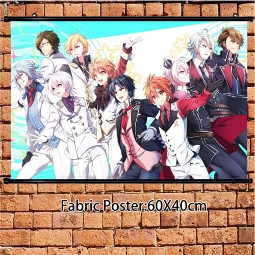 Anime Poster IDOLiSH7 Nanase Riku Izumi Mitsuki Rokuya Nagi Wall Scroll Home Decoration art picture 60x40cm
