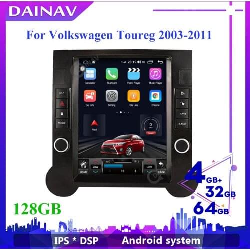 Vertical Screen Android Car GPS Navigation For Volkswagen Toureg 2003-2011 Car Multimedia Player Auto Radio Tape Recorder