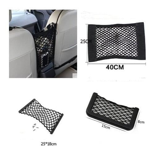 Car-Styling Trunk Seat Storage Net Pocket Bag For Toyota Prius Levin Crown Avensis Previa FJ Cruiser Venza Sienna Alphard ZELAS