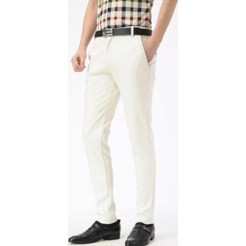 Tight faux leather pants mens feet pants fashion spring autumn thin motorcycle pu trousers for men personality pantalon homme