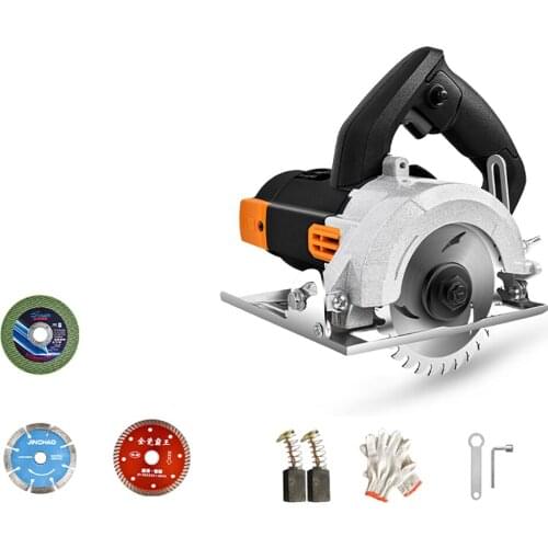 220V Household Multifunctional Metal Stone Cutting Machine Woodworking Portable Electric Saw Adjustable Cutting Tools Set 1680W