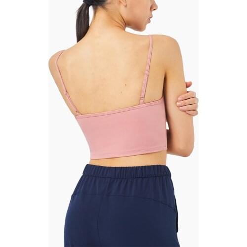 Fitness Bra vest Womens Sports Top Adjustable strap Push Up Underwear beauty Sexy yoga Sling Female Bralette Corset Gym Clothes