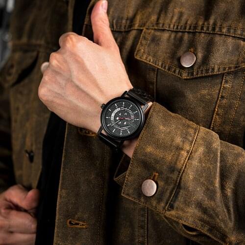 DODO DEER Men Watch Quartz Wristwatches Top Brand Luxury Wood Band Strap Auto Date Gift for Man Waterproof Accept Customize Logo
