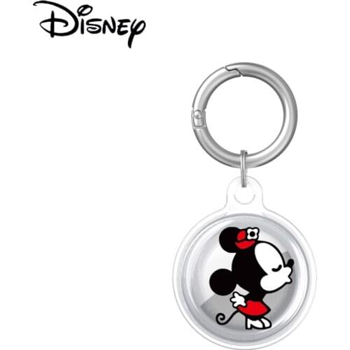 Disney Mickey Applicable for AirTag Applicable Couple Protective Cover All-inclusive Anti-lost Device iPhone Anti-drop Soft