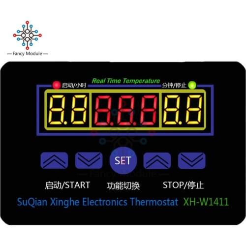 AC 220V 10A LED Digital Temperature Controller XH-W1411 Thermostat Control Switch