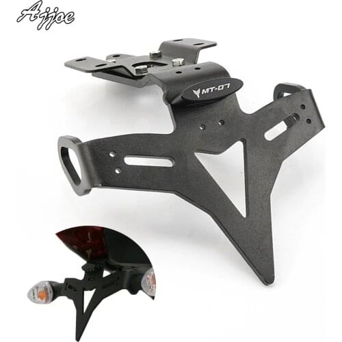 For Yamaha MT 07 MT07 MT-07 FZ 07 FZ07 2013-2019 Motorcycle Fender Eliminator Registration License Plate Holder
