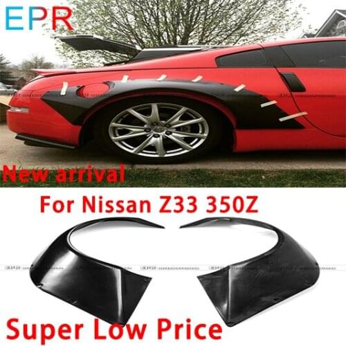 For Nissan 350z RBunny Style FRP Fiber Glass Rear Fender Bumpers Accessories Body Kit