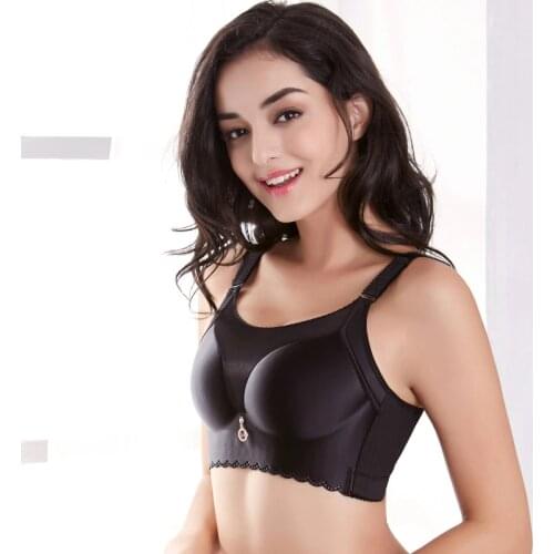 Europe and the best-selling models - fashion bra smooth chest breast enhancement underwear deep V adjustable bra