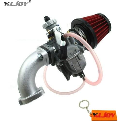 XLJOY Mikuni 26mm Carburetor Carb Air Filter Intake Pipe Set For 110cc 125cc 140cc YX Lifan SSR DHZ Pit Dirt Bike
