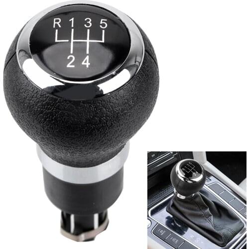 LEEPEE Car Gear Knob Cap 5/6 Speed M Gear Shift Knob Lever Shifter Gaitor Boot Car Styling Accessories