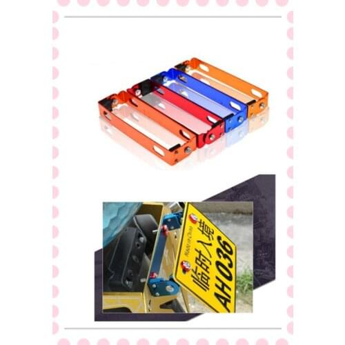 Motorcycle Automobile Adjustable Angle Metal License Plate Holder Bracket for Kawasaki ZX7R ZX7RR ZX9