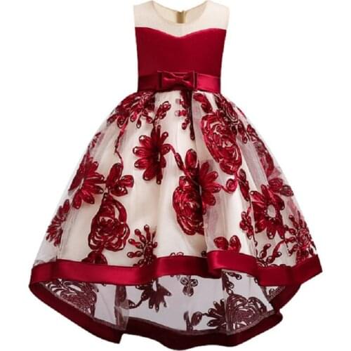 Elegant Dresses for Girls Wedding Party Princess Dress Girls Clothes Childrens Dresses Toddler Girls Fancy Flower Girl Costumes