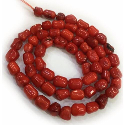Natural Coral Bead Irregular Shape Loose Hole Bead for Women Jewelry Making DIY Necklace Bracelet Accessories