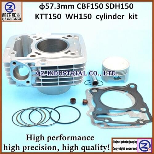New and high quality for HONDA motorcycle 57.3mm SDH150 KTT150 WH150 CBF150 cylinder kit