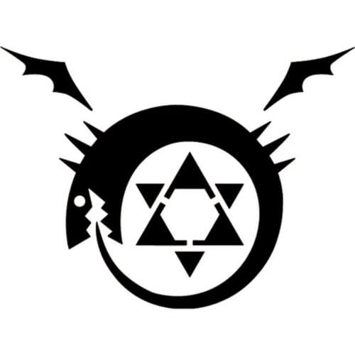 Cartoons Fullmetal Alchemist Homunculus Car Sticker Car Styling Motorcycl Decals Cover Scratches Waterproof PVC 14CM*11CM