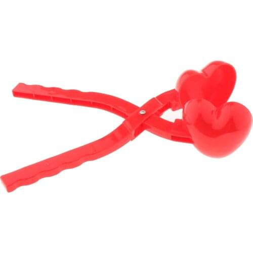 Heart Shape Snow Ball Maker Kids Snow Scoop Maker Sand Mold Snow Fight Game