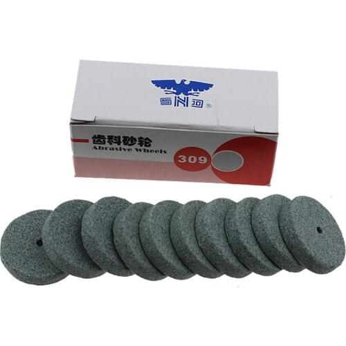 2 Boxes(20 pcs) Dental Lab Materials Abrasive Wheels Denture Fine Polishing Polished Tools Dia 20mm Dentist Products #309