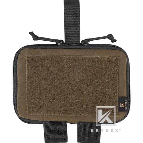 KRYDEX Tactical MED1 Medical Pouch EMT Trauma Kit Carrier TRA Style IFAK Tourniquet Holder Belt Storage Pouch Coyote Brown
