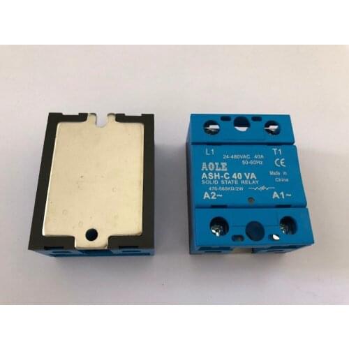 Solid State Relay Module ASH-C 40VA 40A /250V Extermal control potentiometer Input 24-480VAC Output