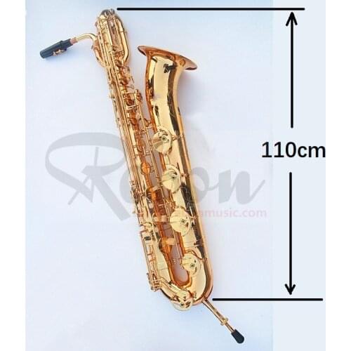 Weifang Rebon Eb Key Baritone Saxophone in Gold colour