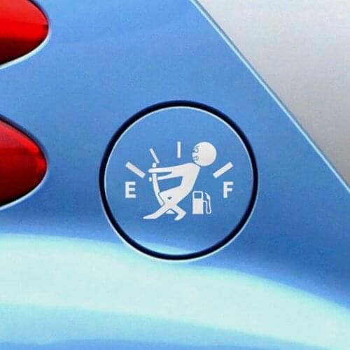 Car styling Fuel Tank cap FUNNY Stickers for citroen c3 peugeot 407 bmw e87 vw kia sportage ford kuga accessories