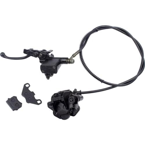 1Set Motorcycle Rear Brake Master Cylinder Caliper Assembly For 50-150CC Chinese ATV Dirt Bike Quad Kazuma TaoTao With Brake pad