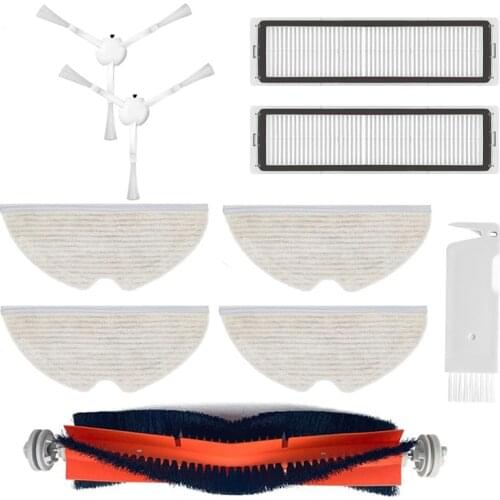 Robotic Vacuum Cleaner Spare Parts for Xiaomi Dreame D9 Robot Roller Side Brush Hepa Filter Mop Cloth Accessories