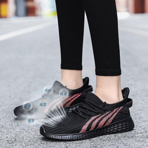 2021 Hot Style Womens Comfortable Breathable Mesh Sneakers Personality Fashion Outdoor Casual Shoes Womens Vulcanized Shoes