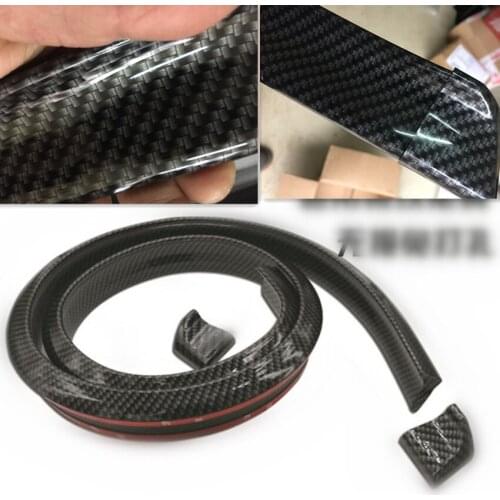 1.5M Car Styling Carbon Fiber Spoilers Refit Spoiler For Renault Duster Laguna Megane 2 3 Logan Captur Clio For Saab 9-3 9-5 93