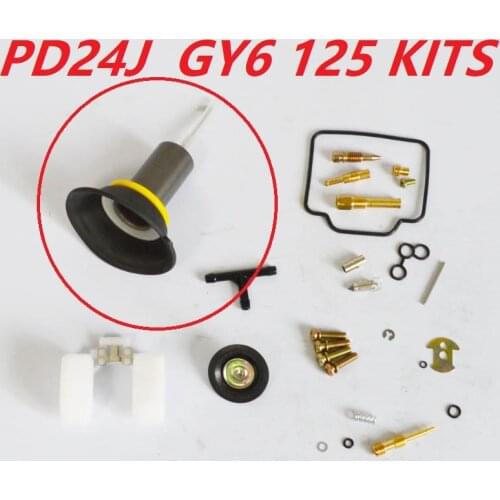 100cc 125cc GY6 scooter JOG motorcycle carburetor kits repair tools gasket jet gasket idle valve needle accessories