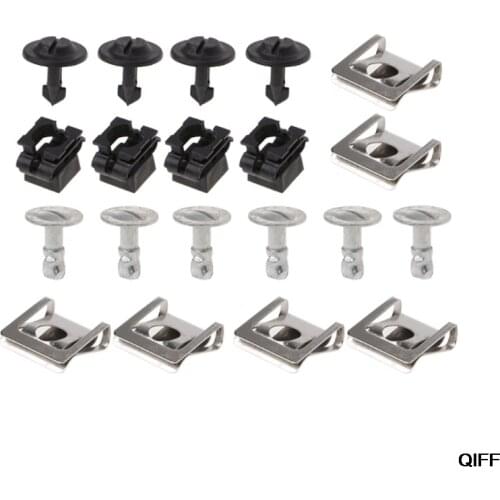 20PCS Undertray Guard Engine Under Cover Fixing Clips Screw KIT For AUDI A4 A6 May06