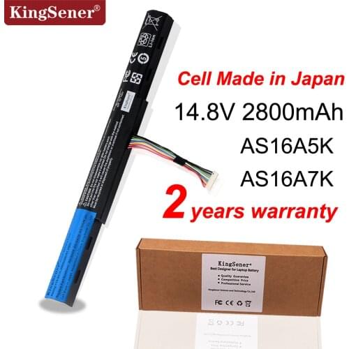 KingSener New AS16A5K AS16A7K AS16A8K Battery For Acer Aspire E15 E5-475G 523G 553G 575G 774G E5-575-59QB E5-575 E5-575G-53VG