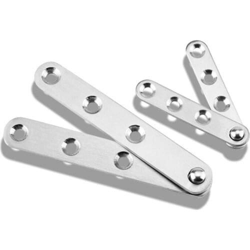 HOT 10PCS Stainless Steel Invisible Door Pivot Hinges 360 Degree Rotating Inset Hidden Door Hinges Install up and down