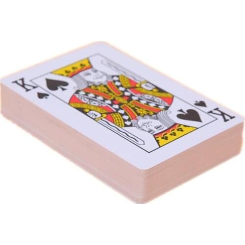 Quality Waterproof PVC Plastic Playing Cards With Plastic Box 54pcs Deck Poker Classic Magic Tricks good toughness for collect