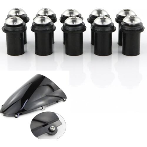 M5*16 10 Pcs Fairing Bolts Kit Windshield Deflectors Screws Set For Suzuki TL1000R TL1000S DL650 V-Strom 650 DL1000 V-Strom 1000