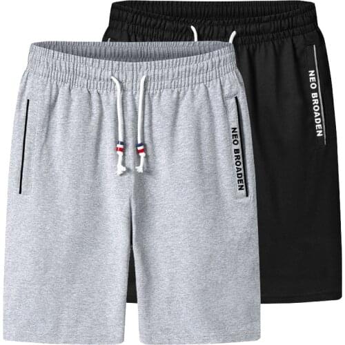 2pcs/Lot Men Casual Shorts Summer New Male Joggers Drawstring Shorts Mens Breathable Comfortable Shorts Brand Short Pants 6XL