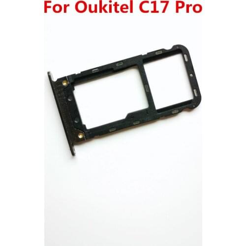 New Original For Oukitel C17 Pro Sim SD Slot Card Holder TF Trayer Slot For Oukitel C17 Pro Cell Phone