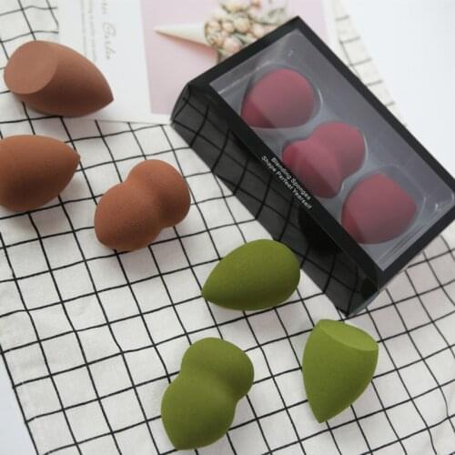Sylyne makeup sponge blender puff 3pcs/box big gourd water drop foundation powder cosmetics blending make up sponge puff