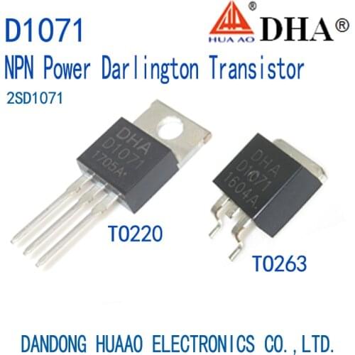 D1071 2SD1071 NPN Power Darlington Transistor TO-220 TO-263