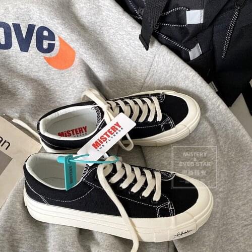 YSHUNIJ 2021 New Vitality Girls Wear White Stitching Canvas Shoes, College Style and Daily White Shoes