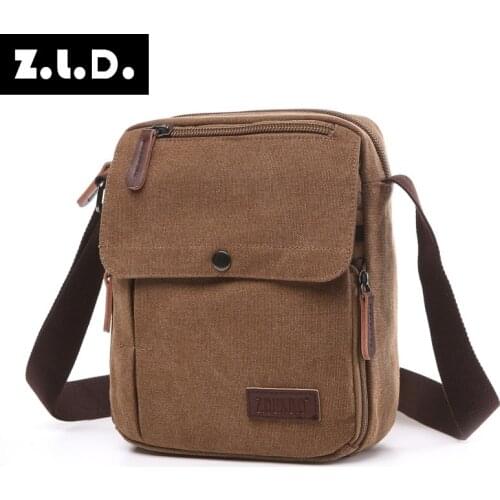 Z.L.D. Hot sale new fashion ladies shoulder bag large capacity messenger bag business canvas bag high quality mini square bag