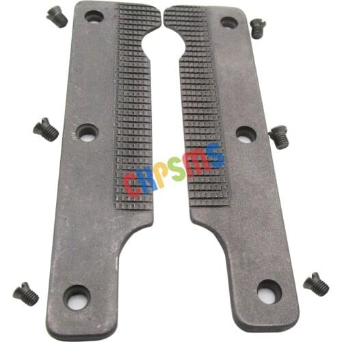 1SET Clamp Mat Left & Right And Screws For Reece 101 /104 Key Hole Eyelet Sewing #10.2044.0.002+10.2048.0.002+01.2015.0.000