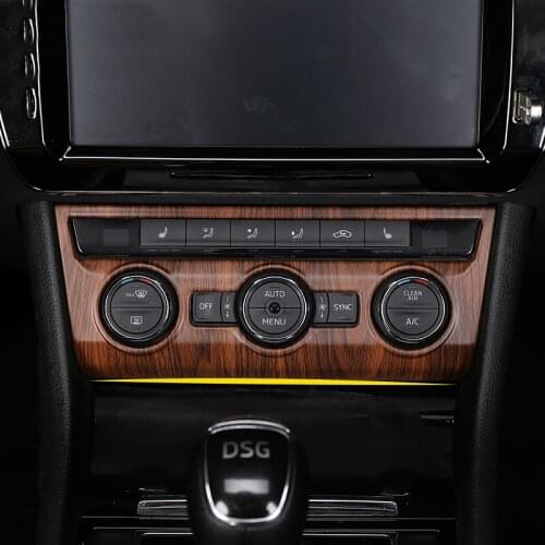 1pc for SKODA superb 2018 Air conditioner adjust panel Decoration frame