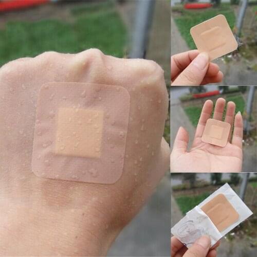 10pcs Joint Stickers Waterproof Band-aid Adhesive Safety Skin First Sterile Outdoor Aid Plaster Color Bandages Wound Hemost Q1T3