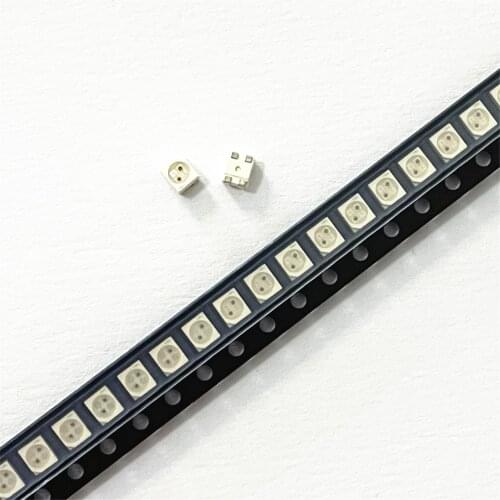 100pcs 3528 bicolor LED Amber red + yellow ( LAY T67B-T2V1-1-1+U2V2-45 ) PLCC-4 , 617nm Amber, 587nm Yellow 50ma ORIGINAL