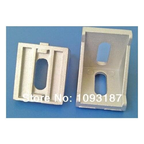 20PCS/LOT SB4040-8 Corner Fitting Angle 40x40 Decorative Brackets Aluminum Profile Accessories L Connector Fasten connector