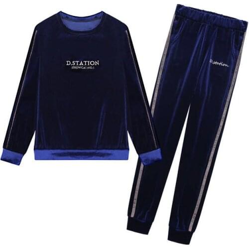 2121 Women Pleuche Fitness Suits Workout Gym Sport Running Yoga Set Exercise Trainning Sweater Jacket Coat Trousers Top + Pants