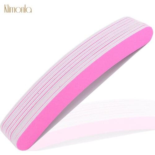 25pcs Nail Art Sanding Buffer Wood Blocks 180/180 Curve Nail File Manicure Pedicure Polishing Cuticle Remover Nail Accessoires