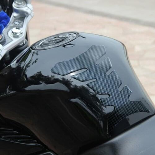 3D Carbon Fiber Fishbone Stickers Car Motorcycle Tank Pad Tankpad Protector For Motorcycle Universal Fishbone