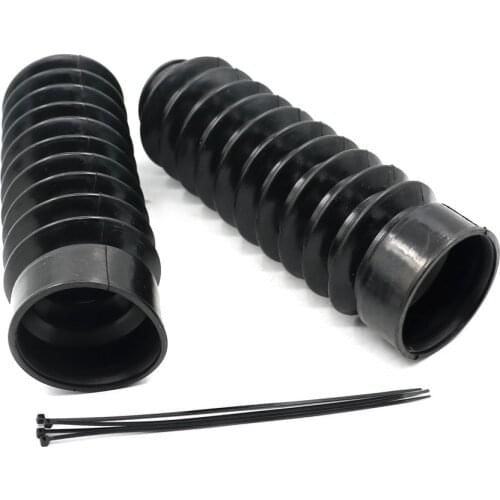49MM Fork Covers Gaiters Gators Boots Front Shock Absorbers Leg Tubes Guard for Harley Dyna Fat Bob Low Rider Super Glide